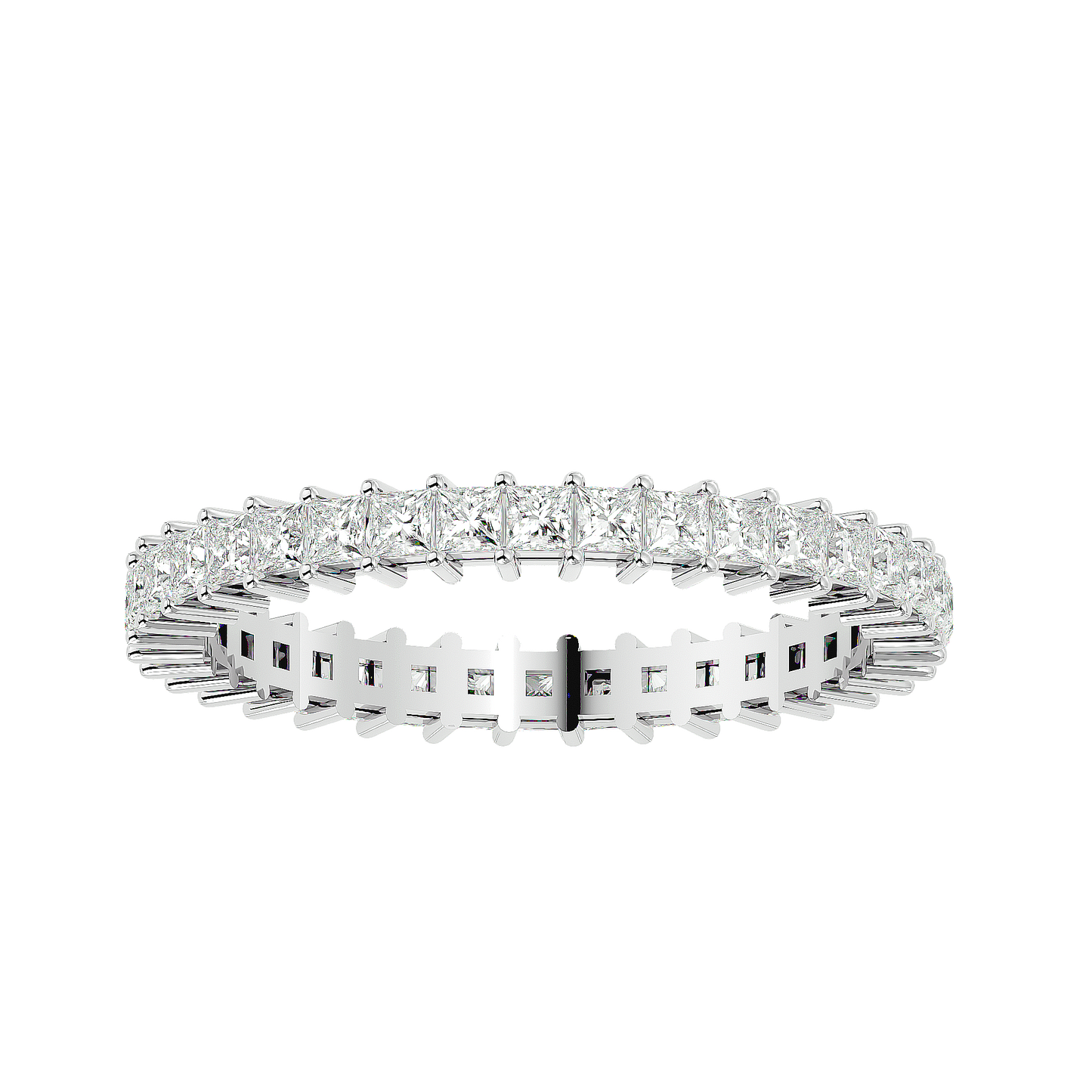 Forever Radiant Princess-Cut Eternity Band