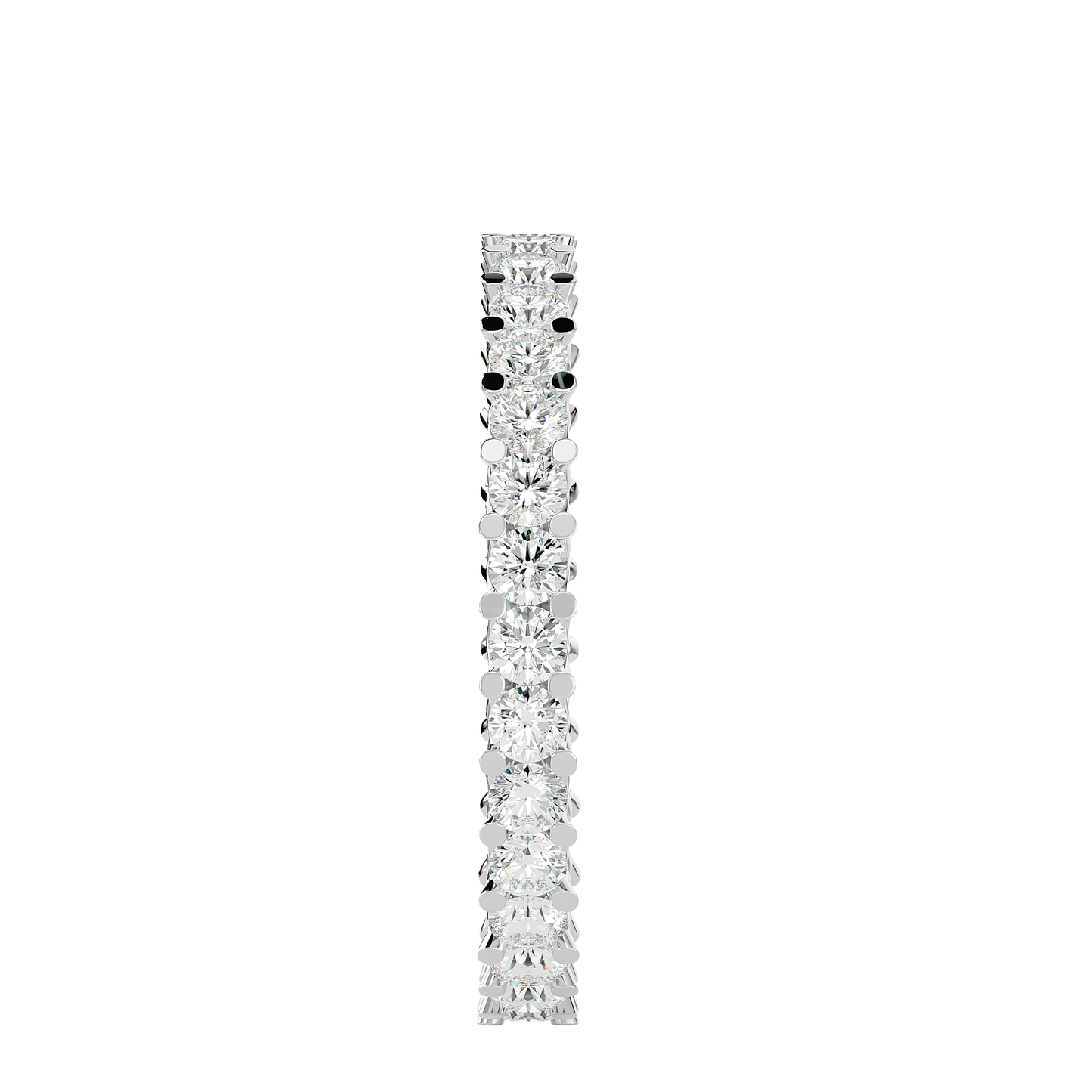 Endless Sparkle Round-Cut Eternity Band