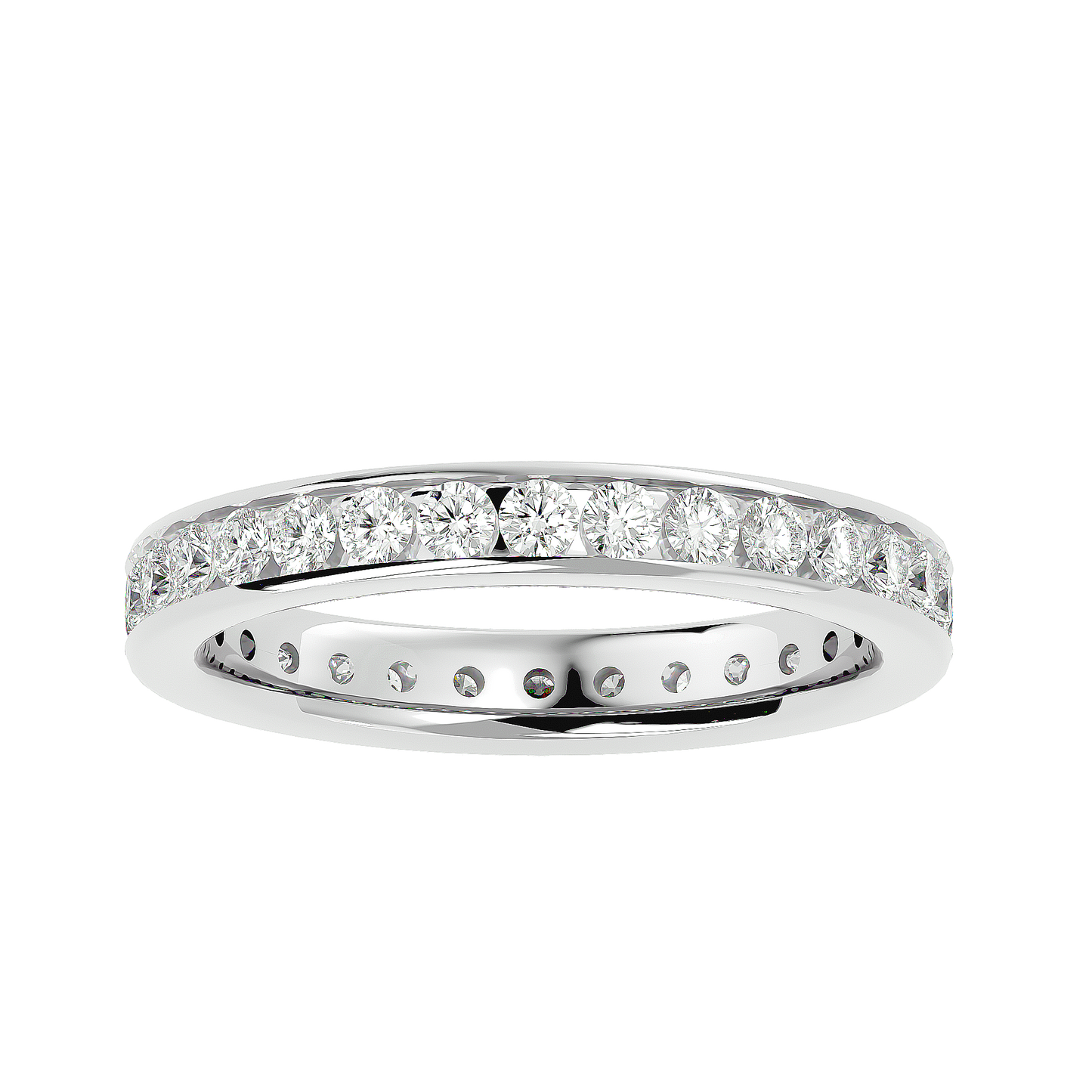 Classic Radiance Channel-Set Eternity Band