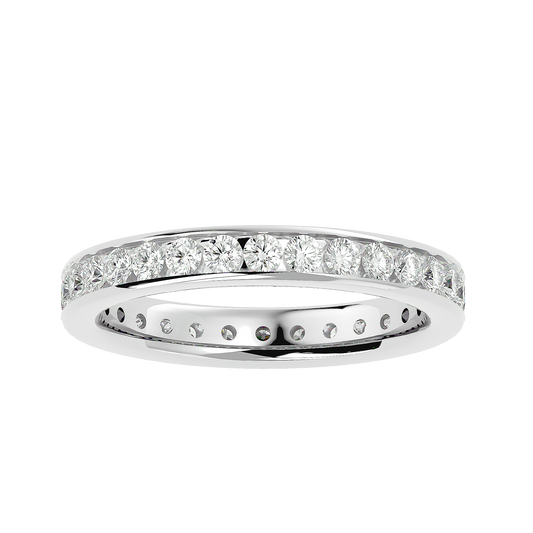 Classic Radiance Channel-Set Eternity Band