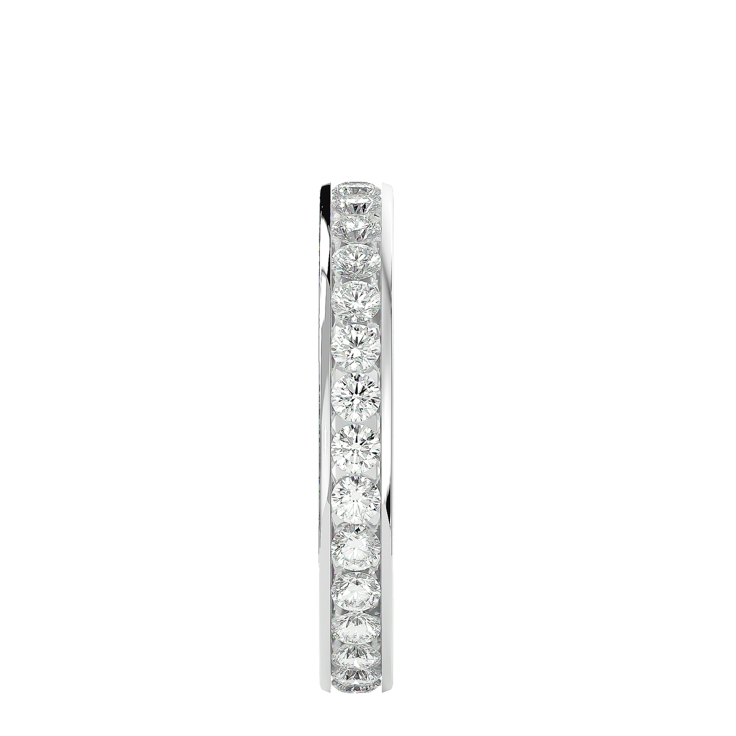 Classic Radiance Channel-Set Eternity Band