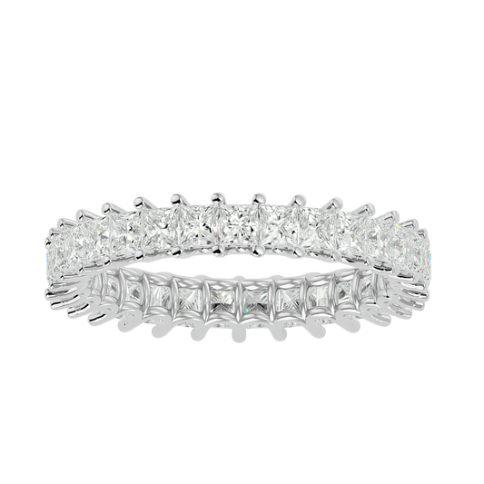 Infinite Radiance Princess-Cut Eternity Ring