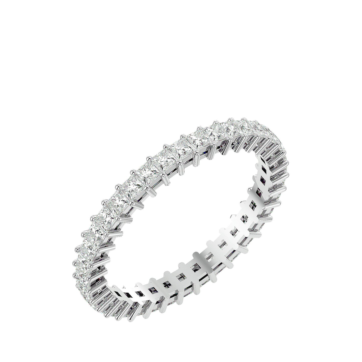 Forever Radiant Princess-Cut Eternity Band