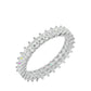 Infinite Radiance Princess-Cut Eternity Ring