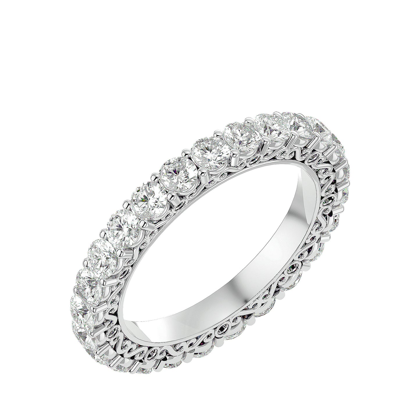 Radiant Elegance Diamond Eternity Band