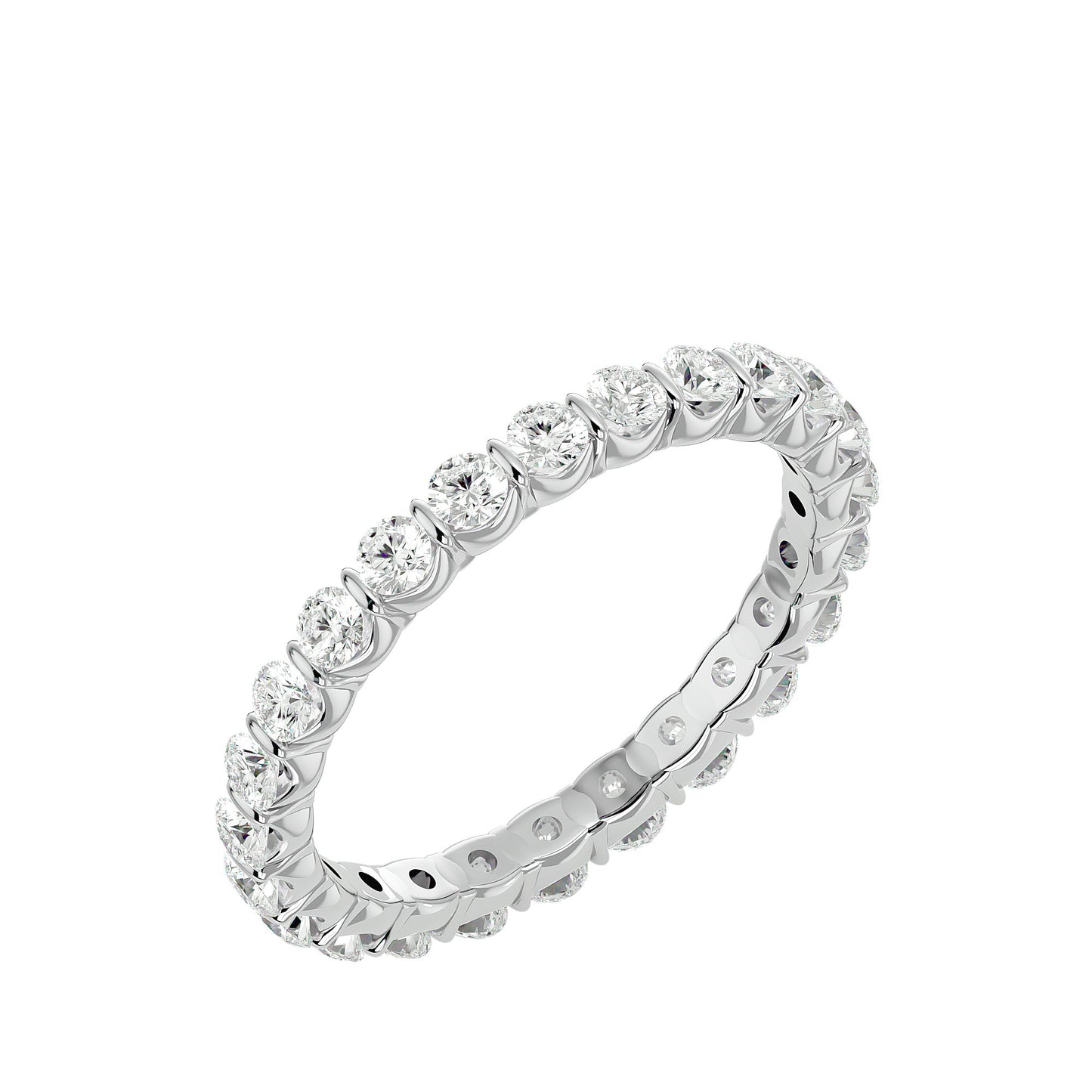 Brilliant Radiance Round Eternity Band