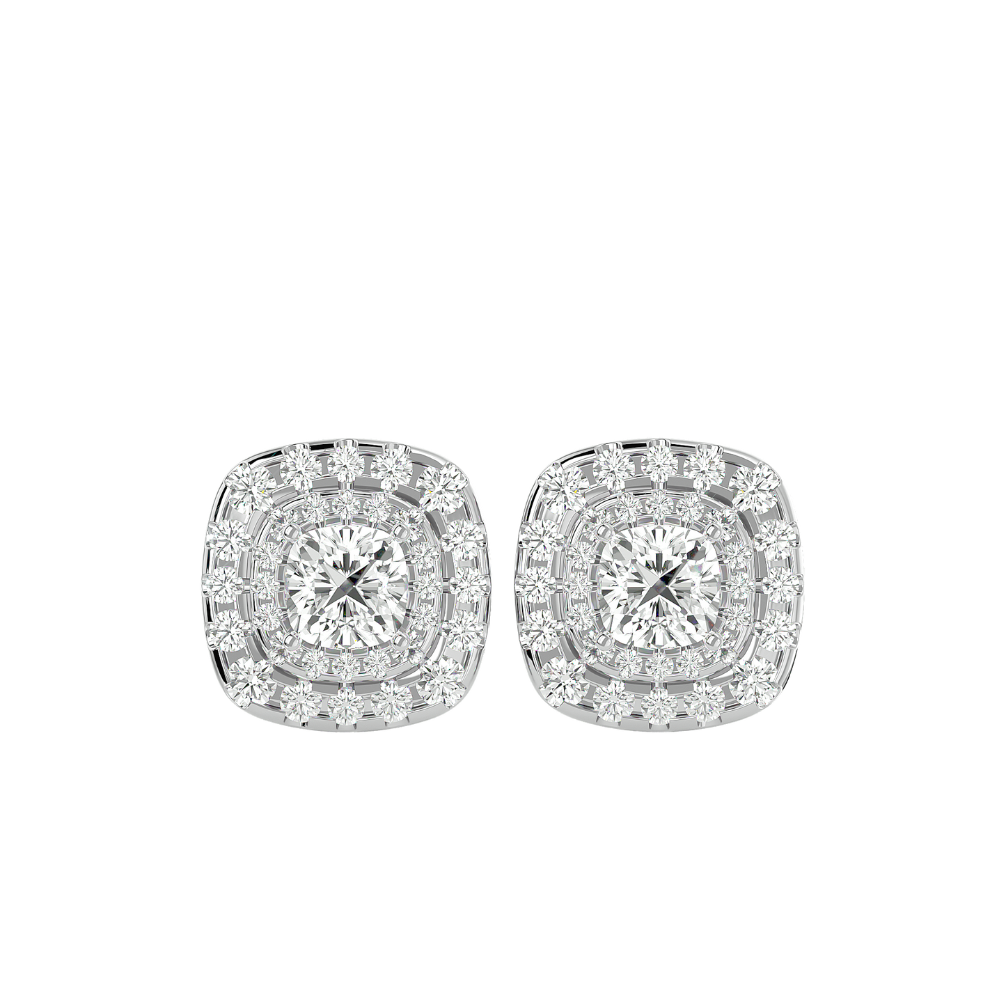 Celestial Halo Diamond Studs