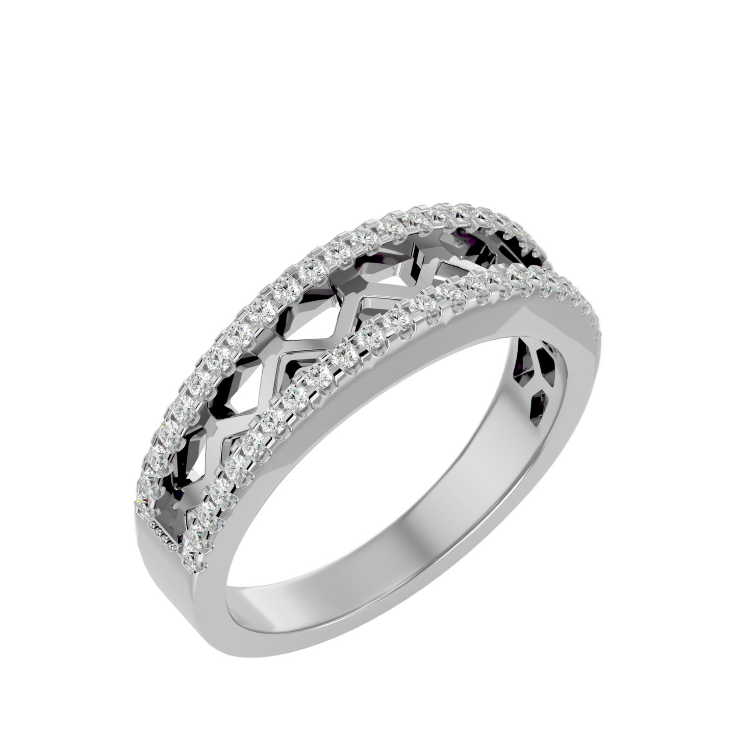 Radiant Eternity Diamond Band