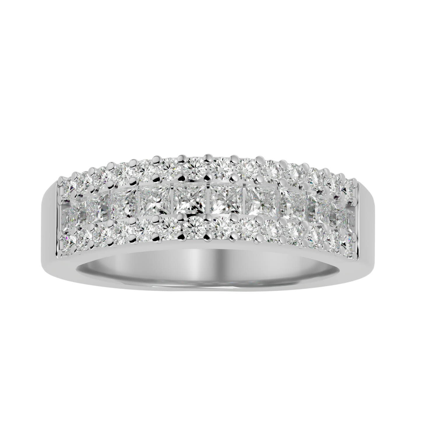 Brilliance Pav Diamond Band