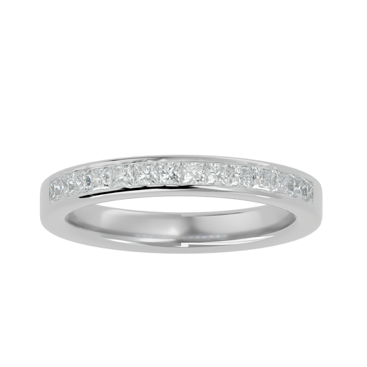 Radiant Elegance Channel-Set Diamond Band