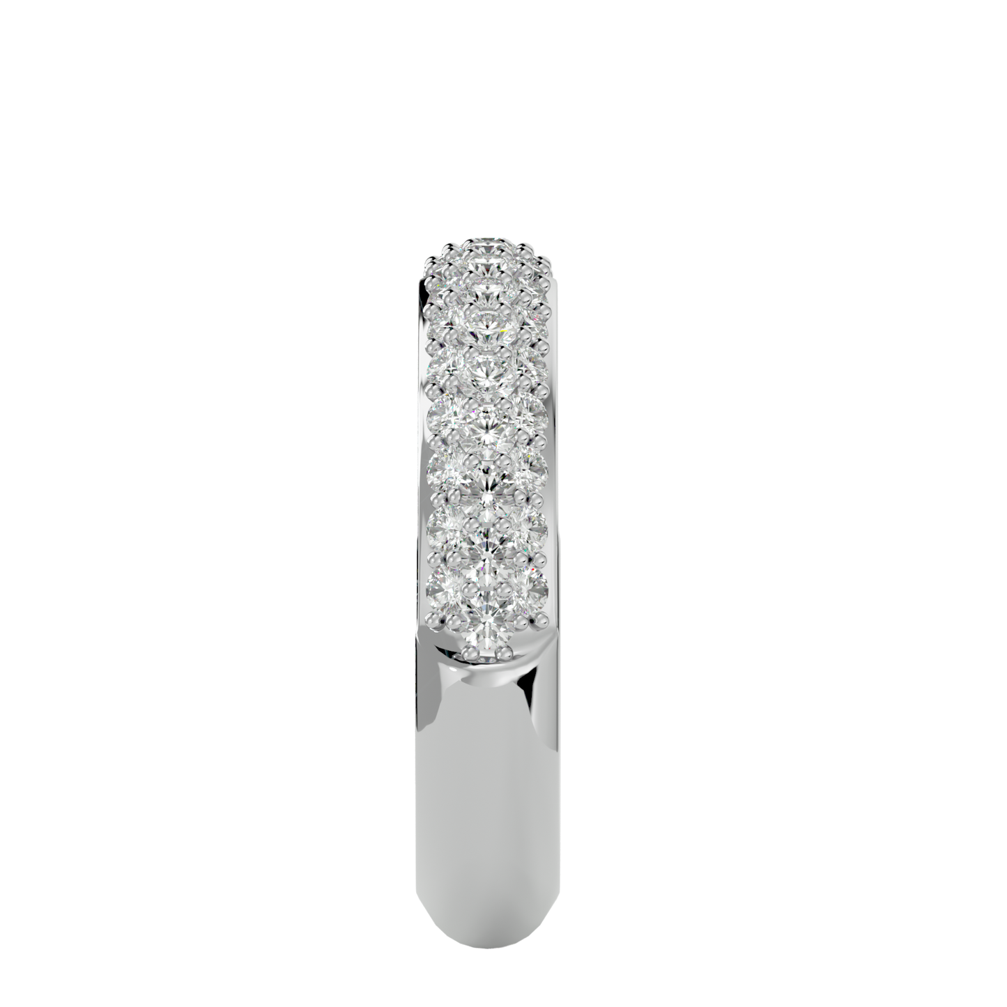 Radiant Pavé Diamond Eternity Band