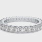 Endless Sparkle Round-Cut Eternity Band